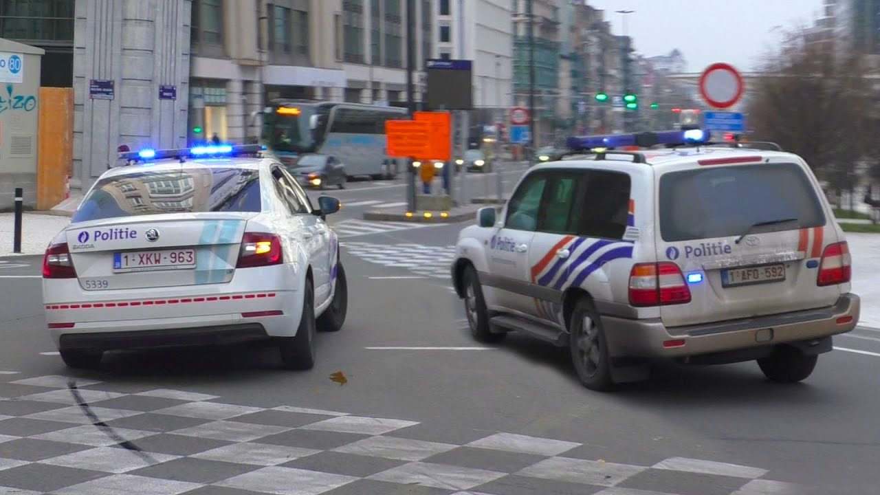 Brussels Police High Speed Responding To Different Emergency Calls - Politie Brussel met spoed! [#2]