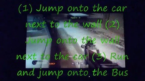 CoD4-Get on Bus in Crossfire