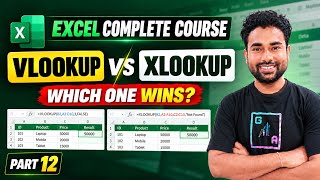 Excel Complete Course  | VLOOKUP vs XLOOKUP in Excel | Lookup Functions Explained