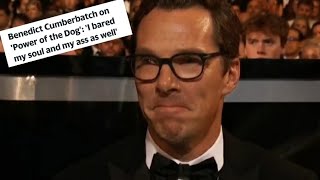 benedict cumberbatch having an unhinged but pleasant oscar campaign