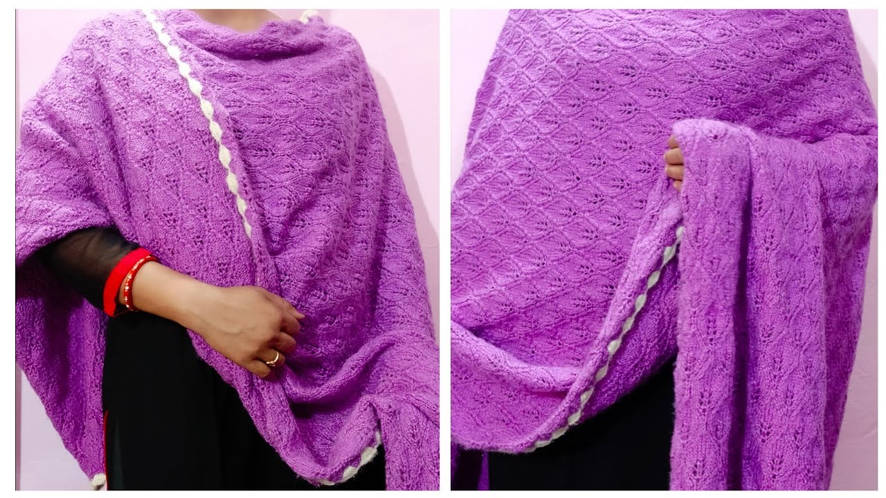 इस तरह की शाल बनाऐंगे तो सब देखते रह जाऐंगे