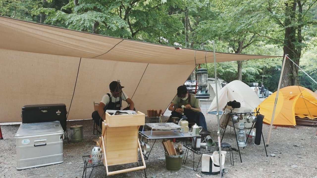 ソログルキャン】歴2年モンベルテント🏕大型タープコスパ最高ギア多数
