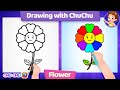 How to Draw a Flower? - More Drawings with ChuChu - ChuChu TV Drawing Lessons for Kids