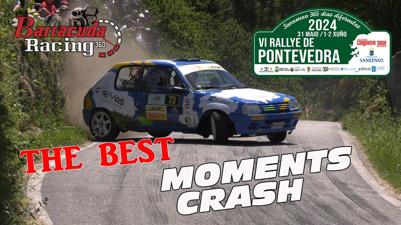 VI RALLYE PONTEVEDRA 2024 THE BEST MOMENTA AND CRASH // 
