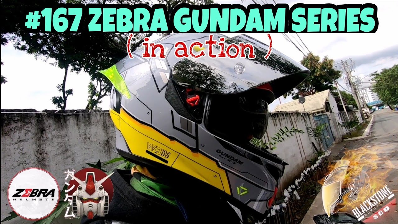 167 ZEBRA HELMET GUNDAM SERIES IN 