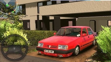 Modifiyeli Kırmızı Tofaş Doğan Araba Sürüş Oyunu - Doğan Simulator 2 - Android Gameplay