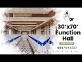 30x70 banquet hall interior design  marriage hall design  function hall design