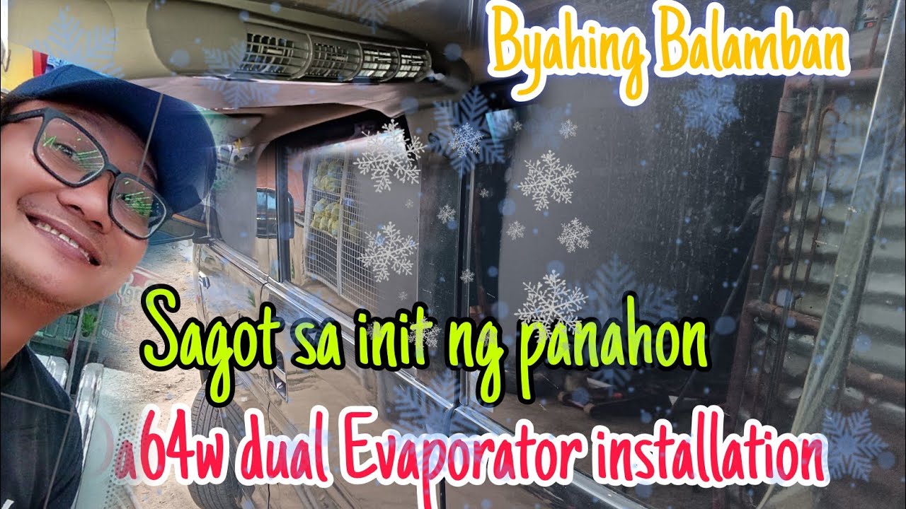 Mini Van Dual Evaporator installation