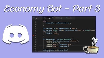 Coding Your Own Discord Bot - Discord.js - Economy Bot - Part 3 - *OLD*