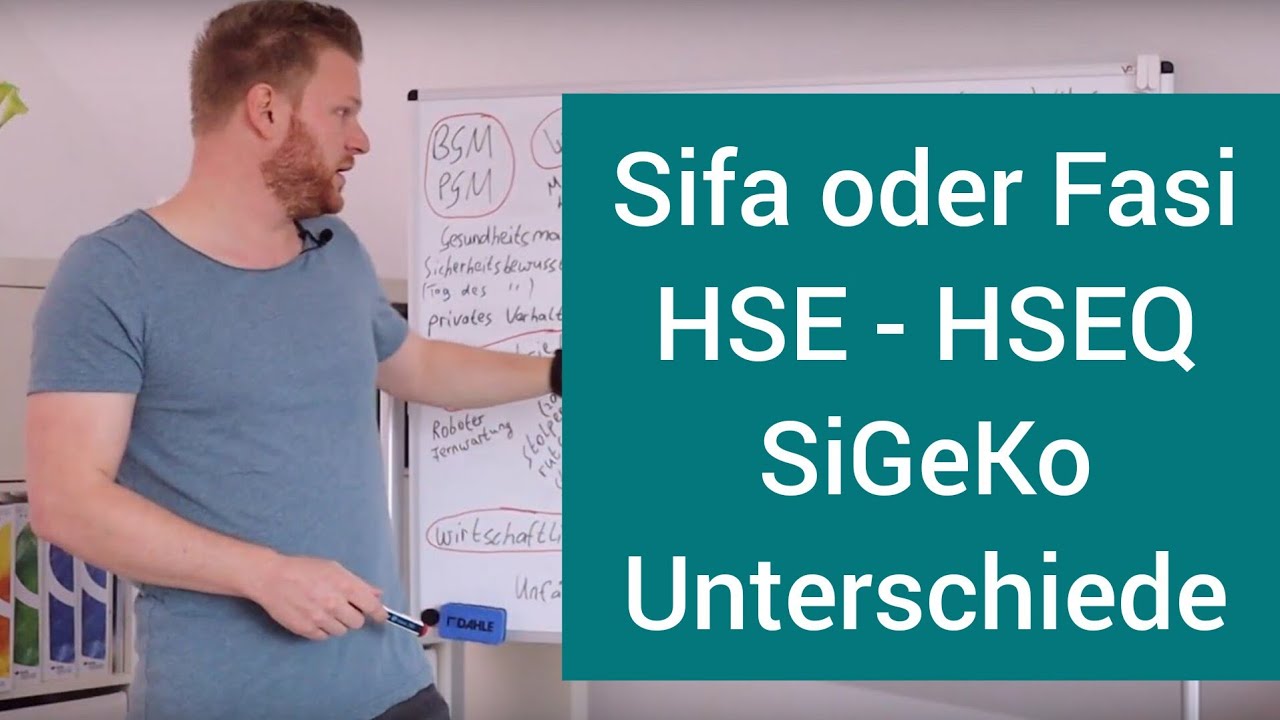 FASI, Sifa, SiBe – wo liegt der Unterschied?