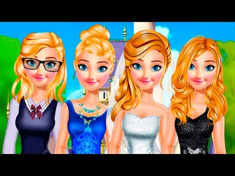 Видео: Girls Princesses Dressing Style Challenge 2018 - Makeup and Dress Up Game for Kids