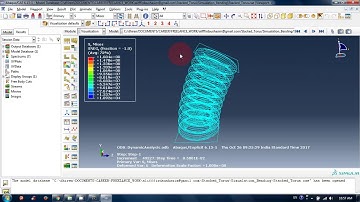 Bending of stacked inflated torus column: FEA in abaqus - part 2/2