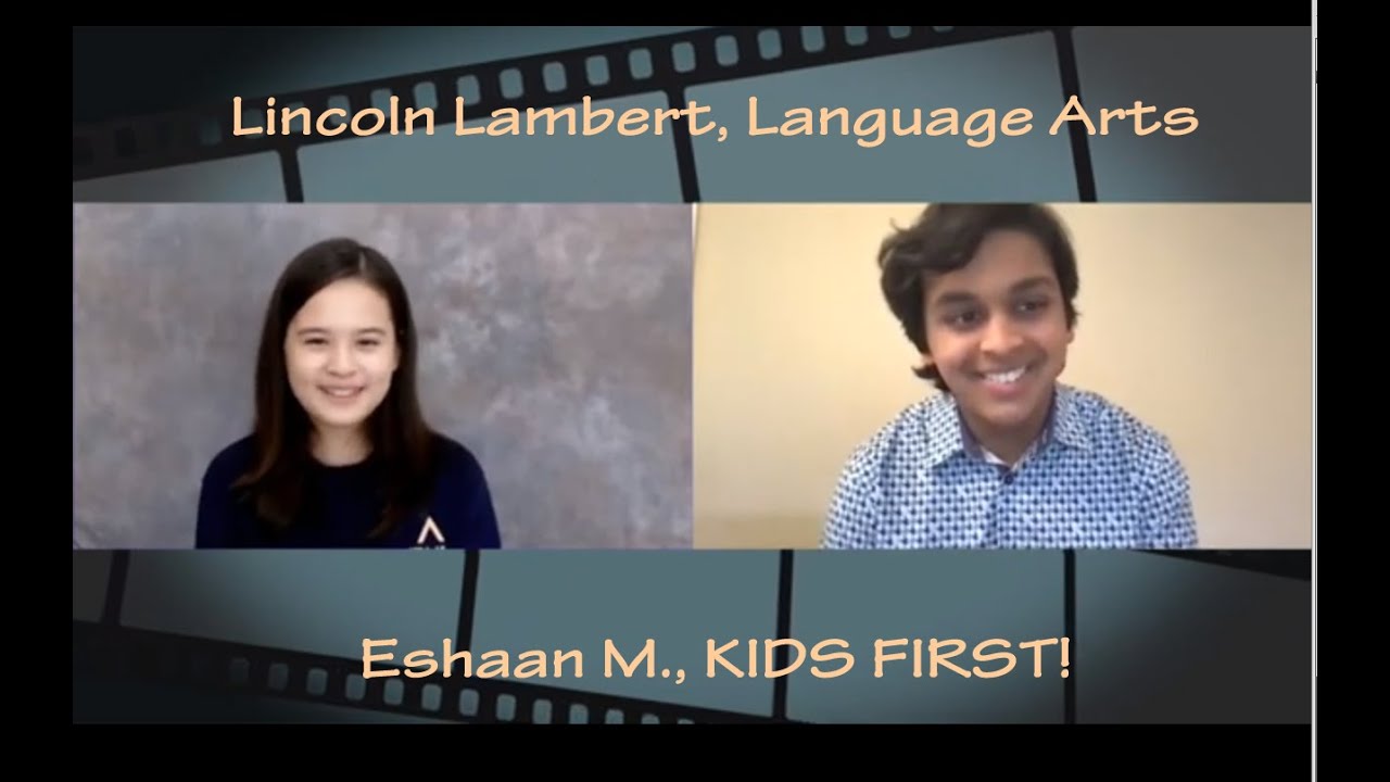 Enjoy Eshaan M.'s interview with Lincoln Lambert about Language Arts ...