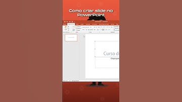 Como criar slide no PowerPoint #powerpoint #microsoft #slide #treinandosoftwares