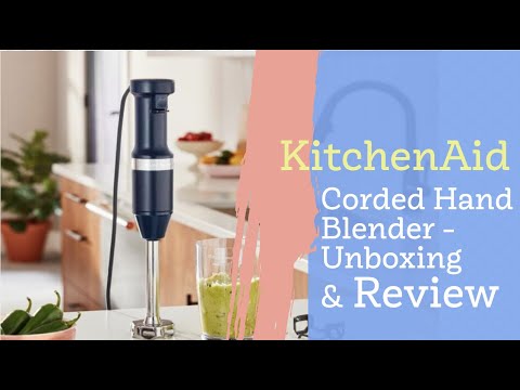 KitchenAid Variable Speed Corded Hand Blender Review 