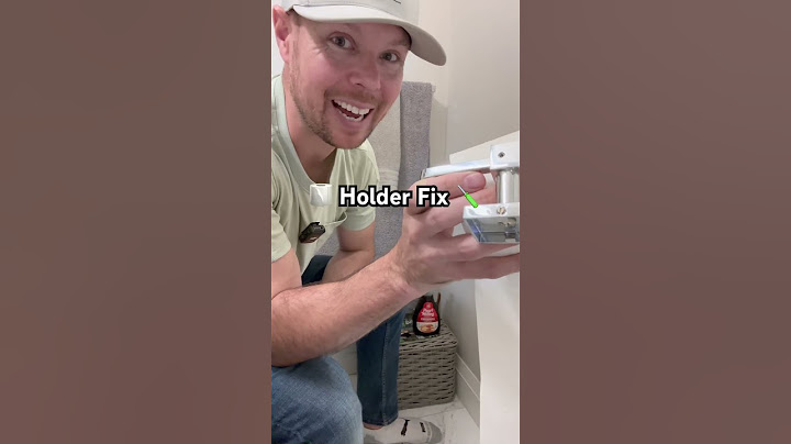 🧻 Fix your loose Toilet Paper Holder 🪛 #tips #home #diy