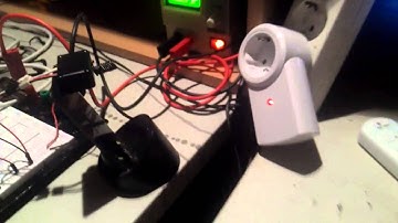 Raspberry pi controlling an I2C connected ATtiny85 with 433Mhz RF transmitter