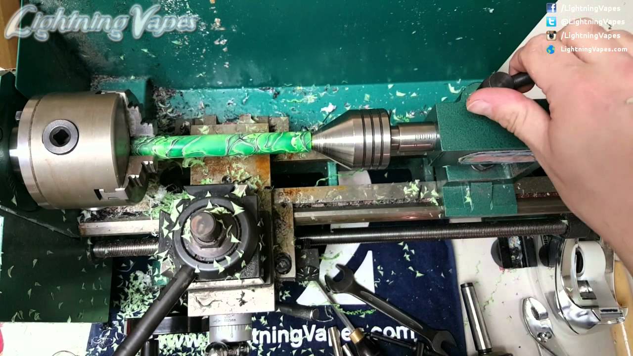 how it s made custom goblin mini drip tip a lightning vapes