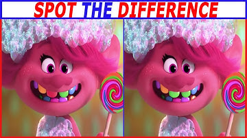 ONLY GENIUS CAN FIND DIFFERENCE | 99% FAIL | TROLLS 2 LATEST MOVIE PUZZLE 2020 | HARD LEVEL 3,4,5,6