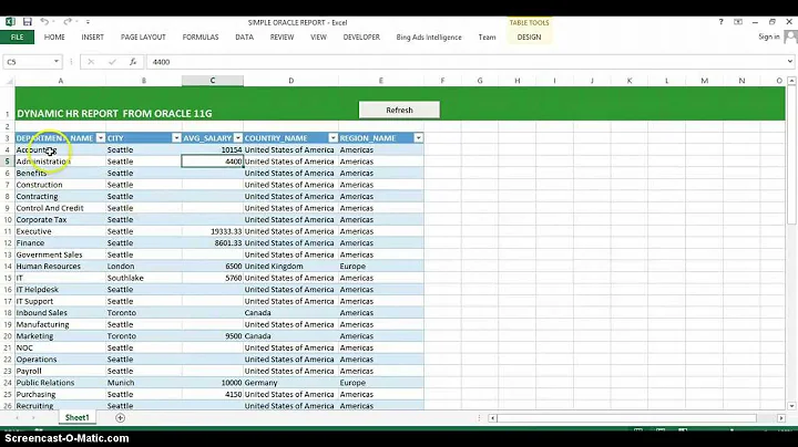Connect Excel to Oracle Database