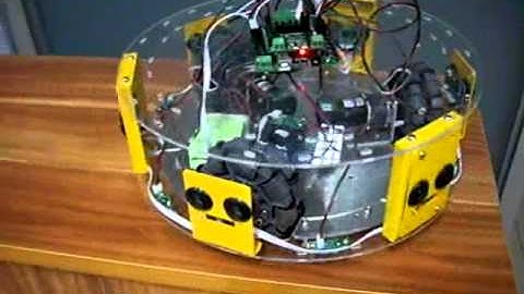 Omni Wheel 3WD Mobile Robot with Fall Detect Sensor V3 0 1