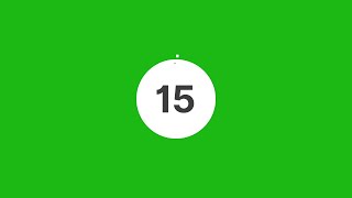 15 Seconds Countdown   #greenscreen  | Free Stock