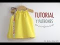 Costura vestido halter para niñas (patrones gratis)