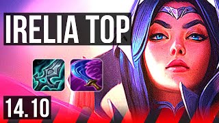 IRELIA vs DARIUS (TOP) | 66% winrate, 6 solo kills | EUW Master | 14.10