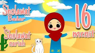 Kompilasi 16 Menit - Lagu Anak Islami terpopuler 2022 - Sholawat Badar - Sholawat Nariyah