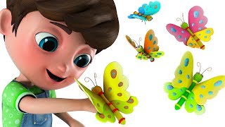 Happy and Snappy Counting Numbers 1 to 10 with Butterfly Song | Happy Snappy TV