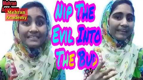 Nip The Evil Into The Bud || English Story || For learning English