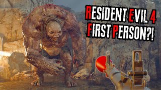 I Played RE4 Remake... in First Person??