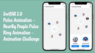 SwiftUI Animation Challenge - Pulse Animation - NearBy People Pulse Ring Animation - SwiftUI 2021