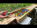 Marble run ☆ HABA slope & handmade wooden water marble course