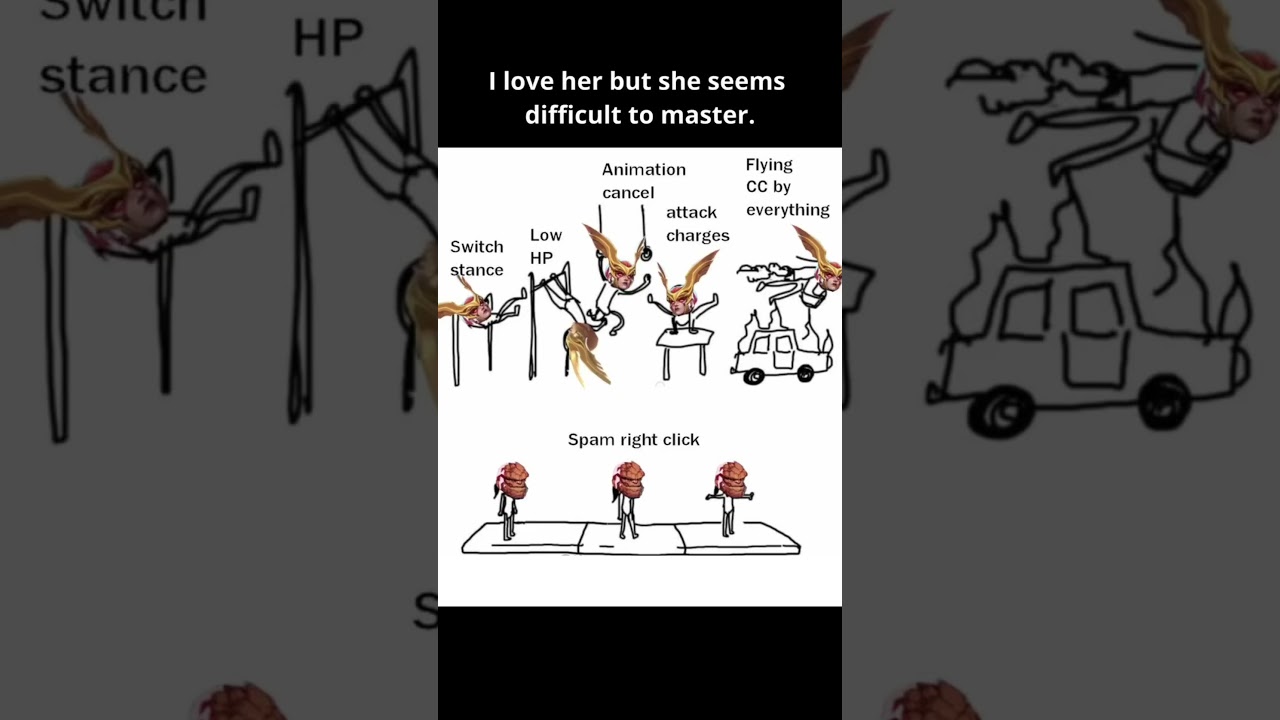 When you pick the ‘high skill ceiling’ character and instantly regret it 😭🦅 