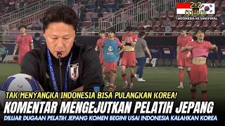 🔴GEGERKAN ASIA !! Komentar Mengejutkan Pelatih Jepang Usai Indonesia GASAK Korea Di Piala Asia U23