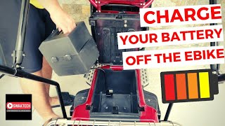 Charging your ebike battery outside your ERV unit | Simple lang!