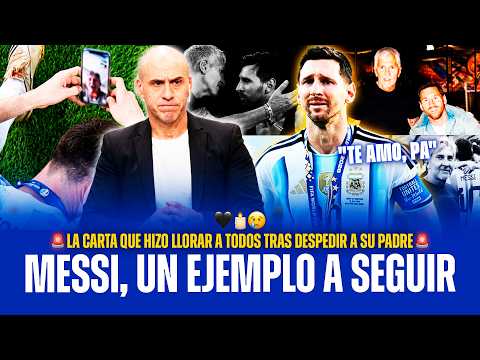 💔 LA CARTA MÁS DOLOROSA DE MESSI: “GRACIAS POR TODO, TE AMO, PA”