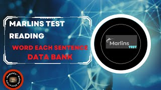 Marlins Test: Reading, Word each sentence practice for seafarers