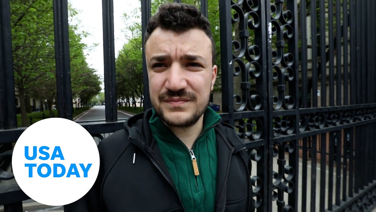 Mahmoud Khalil speaks about Columbia protest in 2024 clip | USA TODAY