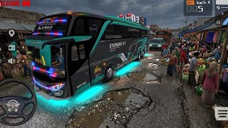 🔴Game Busid Simulator ) - ( Bus Exindo 57 Jurusan Malang - Sumatra, Oleng Sambil Nyalain Basuri nya screenshot 1