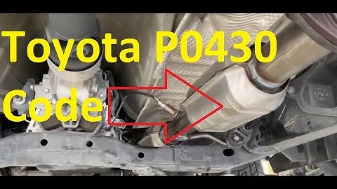Causes and Fixes Toyota P0430 Code: Catalyst System Efficiency Below Threshold (Bank 2)