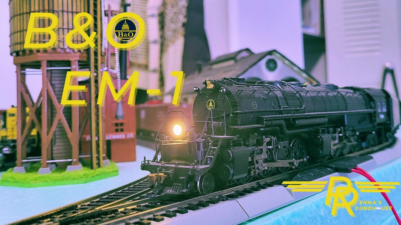 B&O EM 1 Freight Yard Run