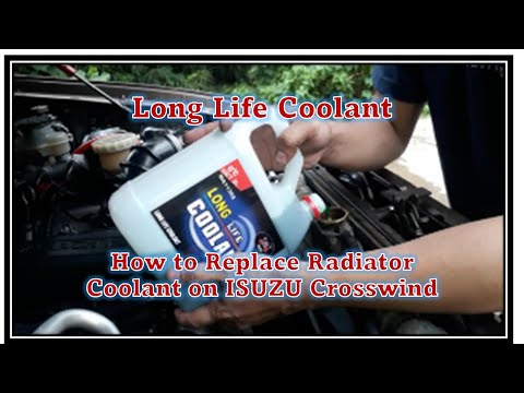 How to Replace Radiator Coolant On ISUZU Crosswind