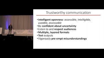 Sir David John Spiegelhalter - “Communicating Risk and Uncertainty”