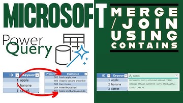 Microsoft Power Query - Merge/Join two tables using contains
