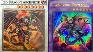 Favourite vs Hated Yu-Gi-Oh deck war Genesys Format Match Red Dragon Archfiend vs Dinomorphia (24th)