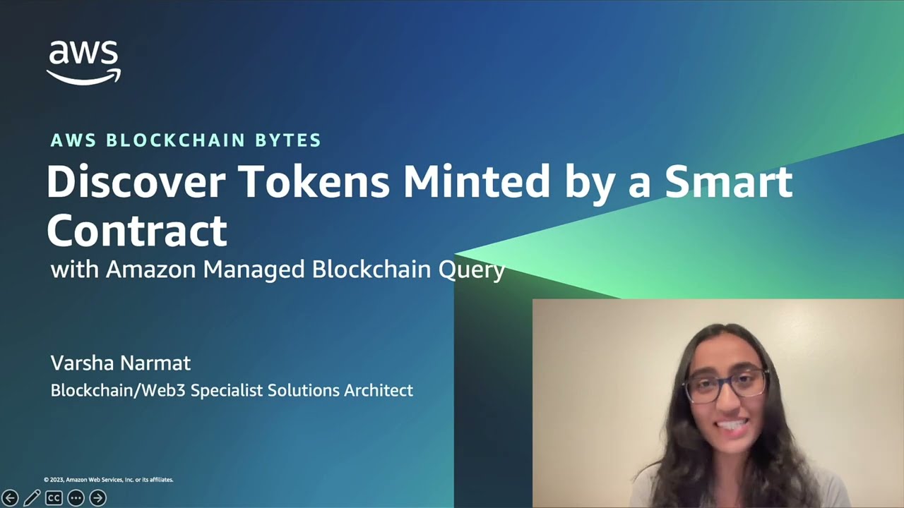 Discover tokens minted by a smart contract on Ethereum | Amazon Web Services