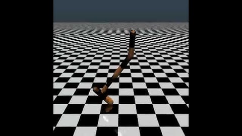 DDPG OpenAI Gym Hopper (after 2k steps)