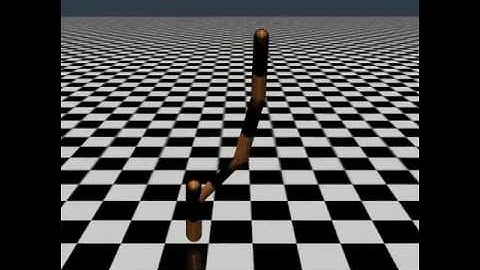 DDPG OpenAI Gym Hopper (after 2k steps)